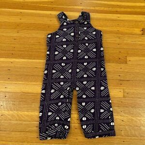 Ade + Ayo Black History Month purple soft overalls jumpsuit